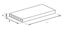 Плиты перекрытий многопустотные железобетонные ПТМ