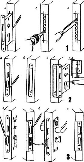 Как врезать замок в двери?