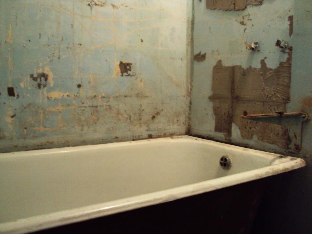 Ремонт в ванной - до ремонта